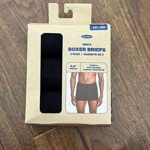 Old Navy Men's Boxer Briefs Black 3 4.5" Inseam NWT